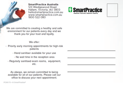 Safe Hands Postcard