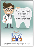 Note From Dentist Postcard