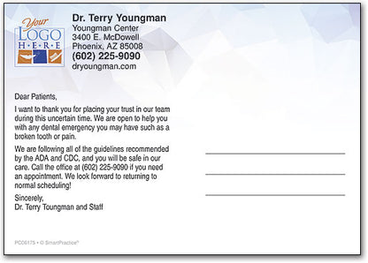 Virus Update Postcard