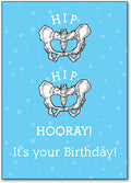 Hip Hip Hooray Birthday Postcard