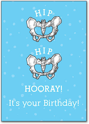 Hip Hip Hooray Birthday Postcard