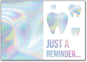 Holographic Teeth Postcard