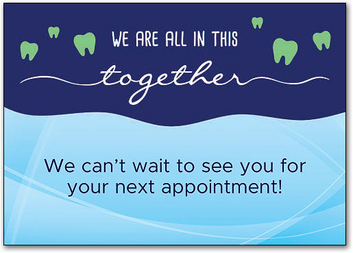 In This Together Dental Postcard