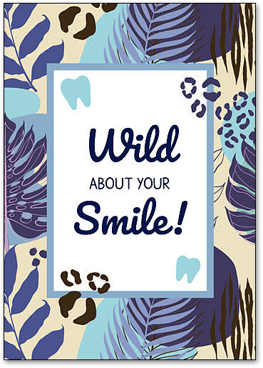 Smile Wild Customisable Postcard