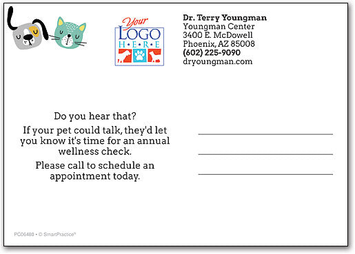 Meow Woof Postcard