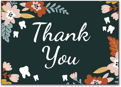 Floral Thank You Postcard