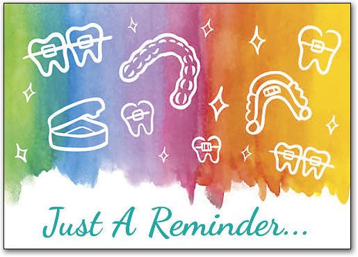 Color Wash Ortho Customisable Postcard