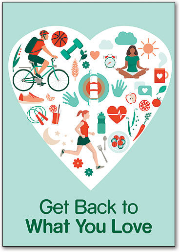 Full of Health Postcard