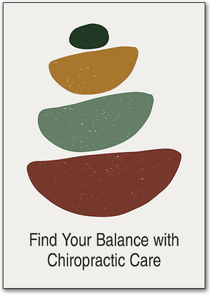 Find Your Balance Customisable Postcard