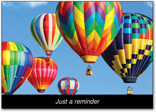 Up and Away Postcard