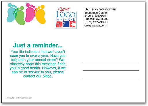 Technicolor Toes Postcard