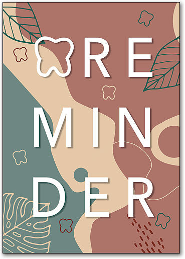 Neutral Reminder Postcard