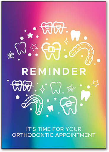 Gradient Rainbow Postcard