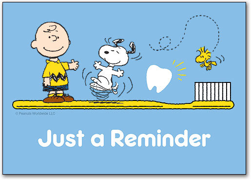 Toothbrush Reminder Deluxe Postcard