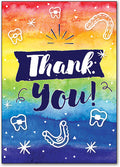 Ortho Confetti Thank You Postcard