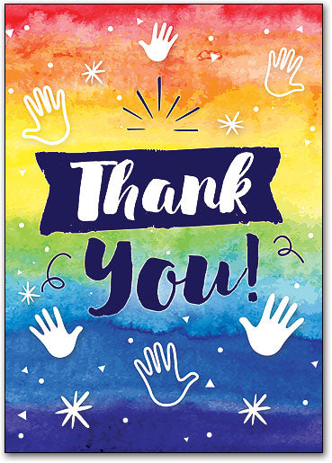 Chiro Confetti Thank You Thank You Postcard