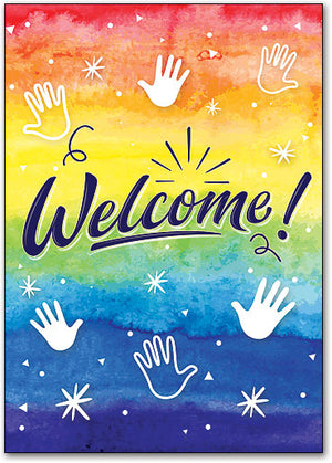 Chiro Confetti Welcome Welcome Postcard