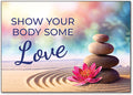 Tropical Rocks Customisable Postcard