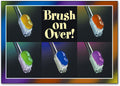 Brush on Over Postcard