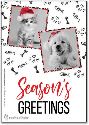 Holiday Portraits Deluxe Postcard