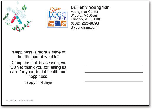 Supplies Tree Postcard