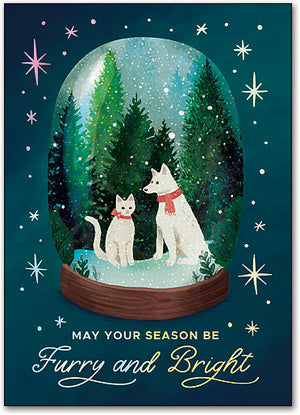 Snowglobe Pets Deluxe Postcard