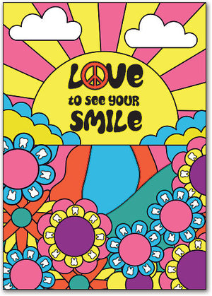 Groovy Smile Customisable Postcard