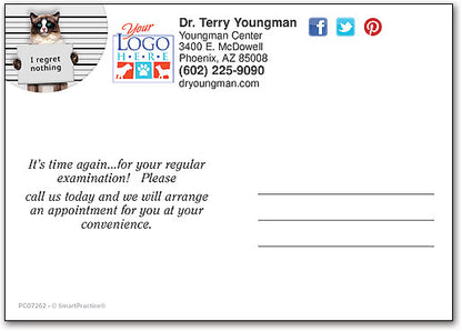 Wanted Pets Postcard