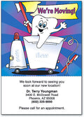 Tooth Floss Paste Moving Postcard