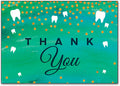 Golden Dots Thank You Customisable Postcard