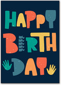 Bold Birthday Postcard