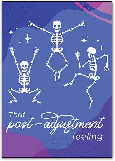 Spunky Skeletons Postcard