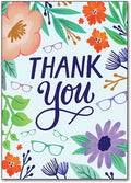 Glasses Garden Thank You Customisable Postcard