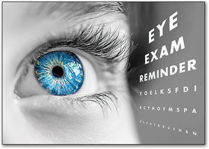 Blue Eye Exam Customisable Postcard