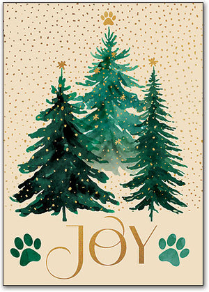 Evergreen Joy Deluxe Postcard