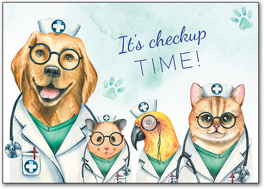 Pet Vets Customisable Postcard