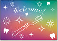 Radiant Rainbow Welcome Customisable Postcard