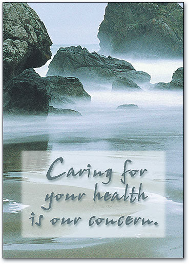 Caring for Your Health Postcard