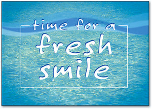 Time for a fresh smile Postcard