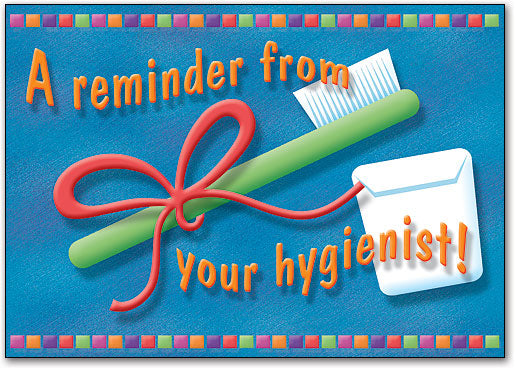 Red Bow Reminder Postcard