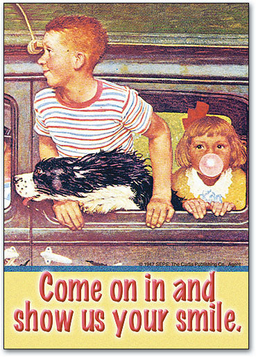 Come On In Postcard