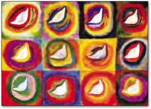 Pop Art Smiles Postcard