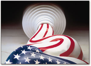 Patriotic Toothpaste Postcard