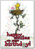 Woodstock with Cupcake Postcard