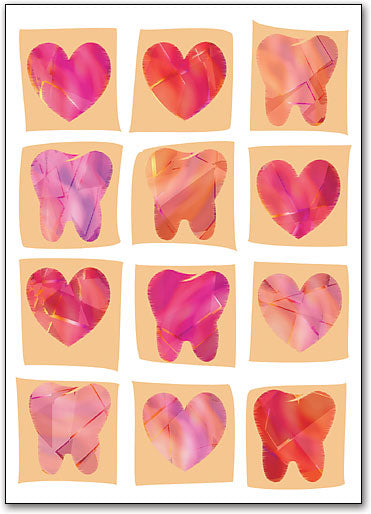 Love Your Teeth Postcard