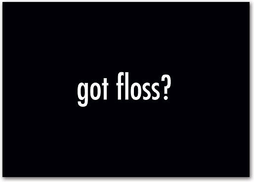 Got Floss? Postcard