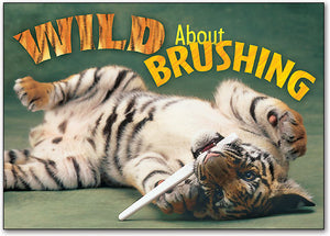 Wild About Brushing Postcard