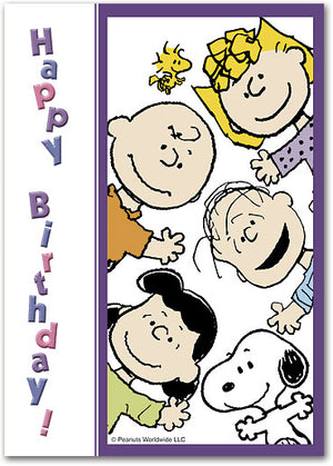 Peanuts Gang Birthday Postcard