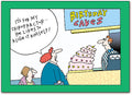 Birthday Cakes Standard Postcard