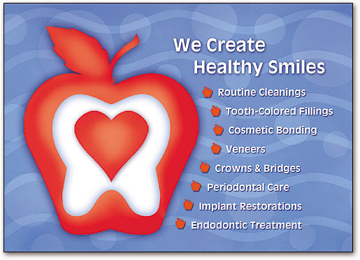 We Create Healthy Smiles Postcard